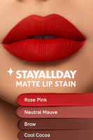 4 Colors Peel off Lip Liner Waterproof Transfer-Proof Lipstic Tattoo Waterproof Long Lasting Matte Velvet Lip Tint Sexy Red Cont