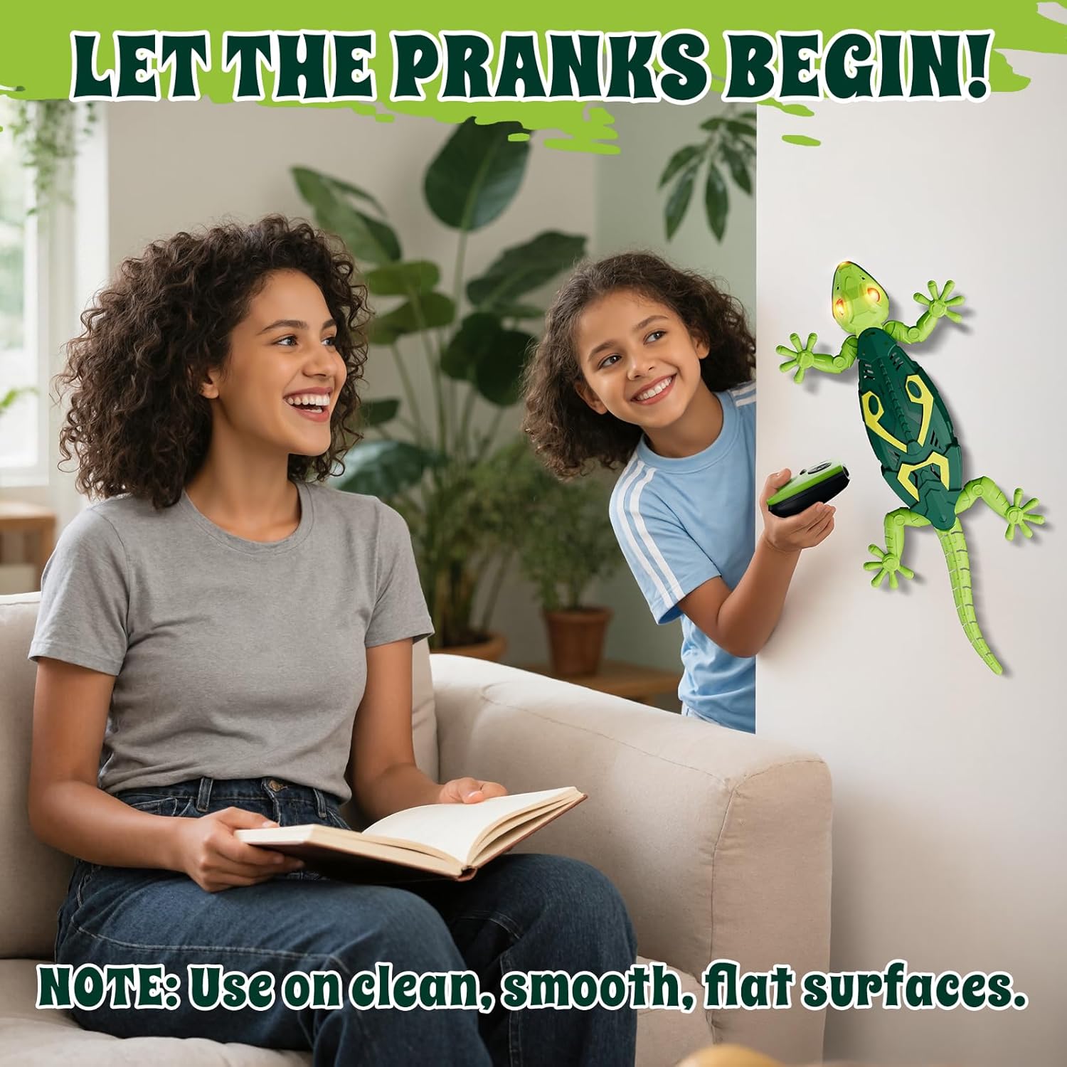 Wall Crawler Gecko, Remote Control Robot Toys, Rechargeable RC Animals Toy, Realistic Wall Crawling Halloween Birthday Gifts for Boys Girls Ages 4-8 6-8