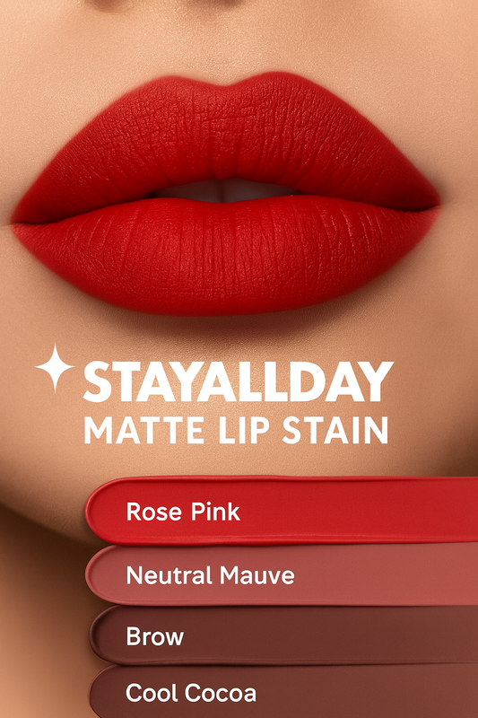 4 Colors Peel off Lip Liner Waterproof Transfer-Proof Lipstic Tattoo Waterproof Long Lasting Matte Velvet Lip Tint Sexy Red Cont